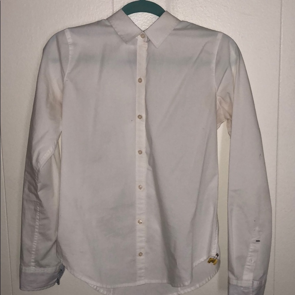 White Abercrombie button up